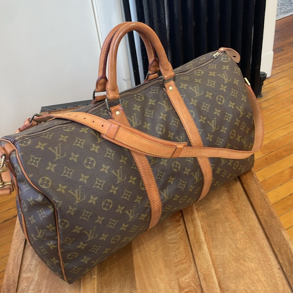 Louis Vuitton Vintage Bandouliere Keepall 50 Travel Bag